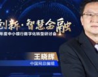 中国网总编辑王晓辉：银行业已成为我国数字经济生态重要服务者和共建者
