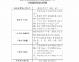 青海泽库农商银行被罚30万：因内控制度执行不严格等